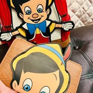 Loungefly | Bags | Nwot Pinocchio Set Backpack Wallet Both  display picture 2